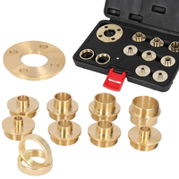 11 PCS Brass Router Template Bushing Guide Set Fit Any Router Sub-base of the Porter Electric cable style Precise Enduri