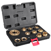 11 Pcs Pur Cuivre Premium Routeur Guide Bush Set 10-30mm Routeur Guide De Bague Outil De Travail Du Bois
