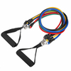 11 pcs Tirer La Corde Résistance Bandes Latex Tube Corps Formation Yoga Fitness Exercices Outils
