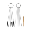 11 pièces aérographe Lance de pulvérisation buse de nettoyage kit doutils de réparation ensemble de brosse à aiguil