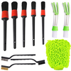 11 pièces ensemble de brosse de lavage de voiture lavage brosse de nettoyage de lavage de roue de voiture pour outils de