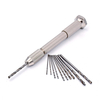 11 pièces ensemble de perceuse à main précis étau à broche outils rotatifs bricolage PCB bijoux montres outils
