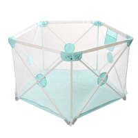 110 * 72 * 73 cm Barrière de sécurité pour parc pour enfants Barrière de sécurité pour parc pour bébé 0-6Y Enfants Parc