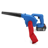 110-240V 2000W 158TV 20800mAh Soufflage et aspiration sans fil à double ventilateur bleu