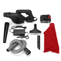 110-240v 2000W 158TV 20800mAh Soufflage et aspiration sans fil Ventilateur à double vent Noir