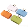 110-250V Adaptateur de prise rotatif à 180 degrés Travel Power 3 Hub dalimentation