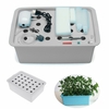 110V / 220V 24 trous sans sol hydroponique boîte de culture équipement conteneur pour la plantation de légumes conteneur