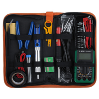 110V 60W 22Pcs Électrique Température Réglable Fer À Souder Kit Outil De Soudage Avec Multimètre