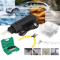 110V voiture pare-chocs en plastique torche de soudage trousse à outils soudeuse machine + 200 Stap + pinces