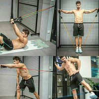 11/13 Pcs Bandes de résistance Fitness Sport Yoga Bandes élastiques Gym Formation à domicile