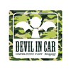 114x114mm Banggood Logo 5% OFF Coupon Autocollants PVC ANGEL DANS LE DIABLE DE VOITURE DANS LES Autocollants