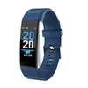115 Plus IPS Écran tactile Bracelet Fréquence cardiaque Pression artérielle Moniteur doxygène Fitness Tracker Rappe