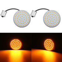 1156 48 SMD LED insérer des ampoules avant arrière de clignotant pour motos Softail Sportster
