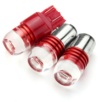 1156 1157 7443 3 LED Voiture Rouge Tournez Lumières Ampoule Queue De Frein Strobe Lampe Ampoule