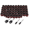 115Pcs 60 120 320 Grain de Ponçage Bande Outils de Poncage de Pistolet de Ponçage Outils