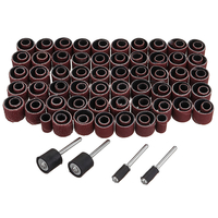 115Pcs 60 120 320 Grain de Ponçage Bande Outils de Poncage de Pistolet de Ponçage Outils