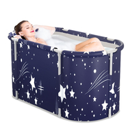118x55x50cm baignoire pliante baignoire à eau intérieur extérieur Portable adulte séparé trempage Spa bain seau bébé bai