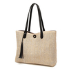 11L femmes paille gland sac à main plage sac à bandoulière shopping sac fourre-tout voyage en plein air