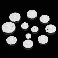 11pcs 0.5 module en plastique couronne couronne kit kit de remplacement de poulie