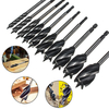 11pcs 10mm-32mm Hex Queue Trou Alésage Twist Foret Set Quatre Fente Bois De Travail Auger Foret