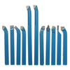 11pcs 8mm carbure incliné outil de tournage externe ensemble outil de coupe de tour ensemble pour mini tour