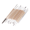 11pcs argile sculpture kit kit sculpture cire de lissage sculpture poterie outils en céramique modeleurs de polymère mod
