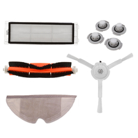 11pcs filtre tissu de vadrouille de brosse latérale principale pour Roborock Robot S50 S51 partie