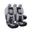 11pcs gris siège de voiture couvre protecteurs universel respirant ensemble complet avant
