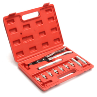 11pcs kit outils de pose de siège de soupape de tige de soupape de dissolvant dhuile de voiture et dinstallati