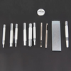 11Pcs Métal Punch Hole Snap Rivet Setter Base Kit DIY Leather Tool