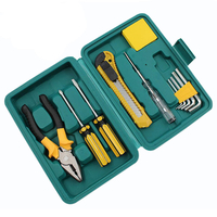 11pcs outils de réparation à domicile ensemble clé hexagonale tournevis trousse à outils à main ménage général