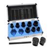 11pcs 9-19mm endommagé écrou boulon solvant vis de réglage extracteur de verrouillage douille outils de filetage Kit