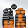 11 zones graphène gilet chauffant électrique USB prise chaude coton Thermostat gilet chauffant vêtements de chauffage d&