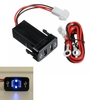12 / 24V double chargeur de voiture USB rapide 2.1A adaptateur intelligent pour TOYOTA pour la plupart des smartphones M
