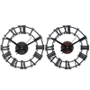 12 horloge de décoration murale horloge vintage européenne grands chiffres romains décor à la maison