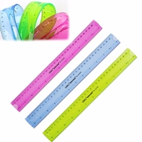 12 "30cm super flexible rule outil de mesure de papeterie pour l
