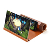 12 "bois rotatif 3D HD écran de téléphone loupe film amplificateur vidéo pour téléphone intelligent Samsung iPhone Huawe
