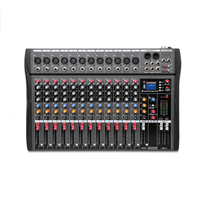 12 Canaux Live Studio Audio Mixer Amplificateur Professionnel USB Mixage Bluetooth