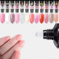 12 Constellation Nail Art Gel à séchage rapide LED Clair UV Gel Gel pour ongles multicolore Gel de photothérapie