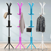 12 crochets porte-manteau en métal support vêtements stockage chapeau porte-cintre maison arbre entrée