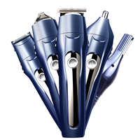 12 en 1 multifonctionnel tondeuse à cheveux rasoir corps coupe-cheveux sculpture tondeuse électrique avec 4pcs limitant
