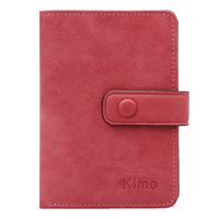 12 fentes pour cartes femmes en cuir véritable minimaliste élégant portefeuille court porte-cartes sac à main