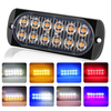 12 LED Ambre Voiture Clignotant Durgence Véhicule Léger Stroboscopique Flash Avertissement Lampe 6500 K 12/24 V 36