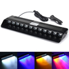 12 LED lampe davertissement durgence de pare-brise de voiture de ventouse de lumières daspiration avec l&