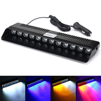 12 LED lampe davertissement durgence de pare-brise de voiture de ventouse de lumières daspiration avec l&