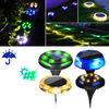 12 LED Solaire Solaire Sol Decking Night Lamp IP65 Étanche Extérieur Jardin Pelouse Chemin Lampe