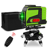 12 Ligne Vert Laser Machine Niveau 360 ° Cross Line Horizontal Vertical + Trépied