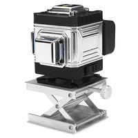 12 lignes 360 ° croix verticale horizontale 3D lumière verte niveau laser mesure auto-nivelante faisceau laser super pui