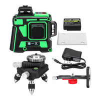 12 lignes 360 ° Outil de nivellement vertical niveau laser vert 3D horizontal et vertical NOUVEAU