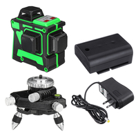 12 lignes croisées lumière verte 3D Laser 360 ° niveau auto-nivelant outil de mesure rotatif usage général intérieur et